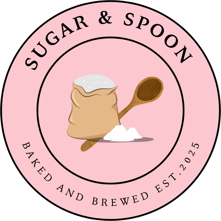 Sugar & Spoon — baked and brewed, established 2025.